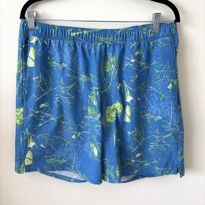 The North Face Wander Swim Shorts Large Blue Swim Board Trunks Unlined Flash Dry